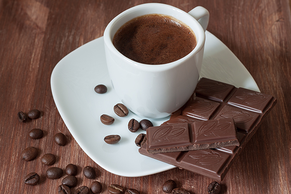 кофе из турки и шоколад